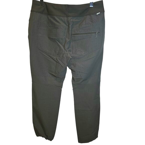 REI Screeline Tech Pants Hiking Womens Sz 14 P Green Brown Stretch Jogger $85 - Picture 2 of 16
